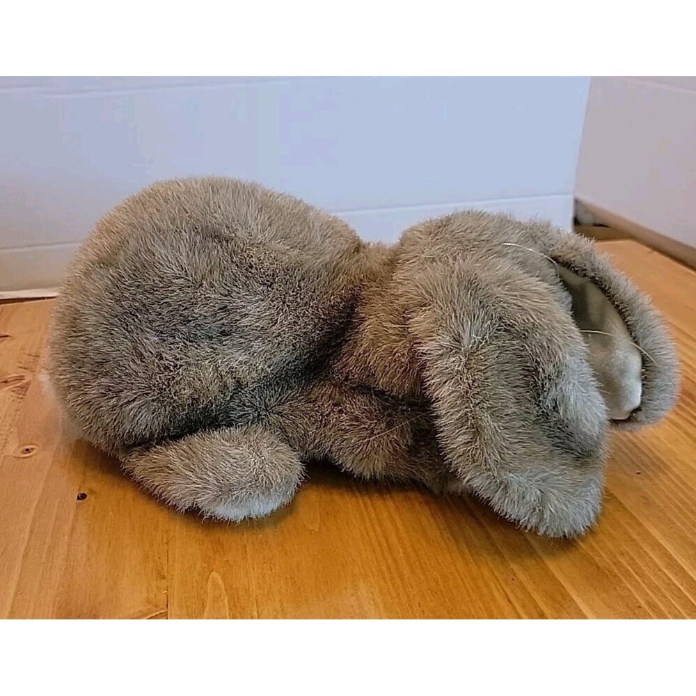 Folkmanis Baby Lop Eared Bunny Rabbit Plush Hand Puppet Brown Tan Toy 11 inch